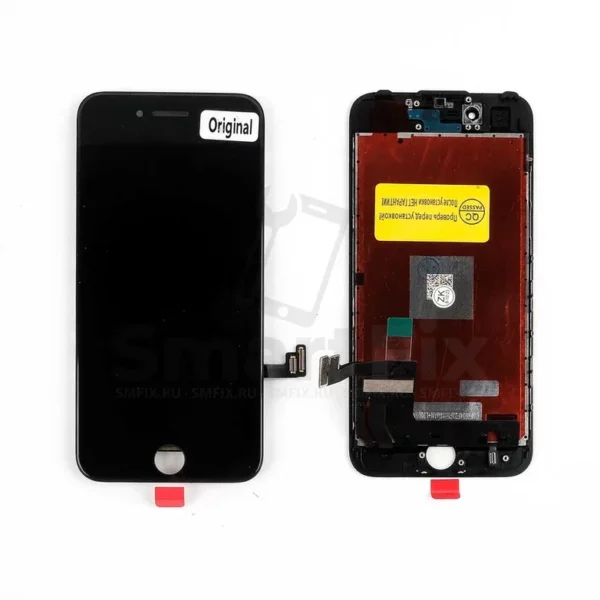 Дисплей с тачскрином для Apple iPhone 7G Черный Оригинал (Восстановленный переклей)