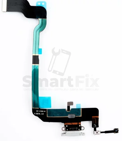 Шлейф с разъемом зарядки для Apple iPhone XS Белый